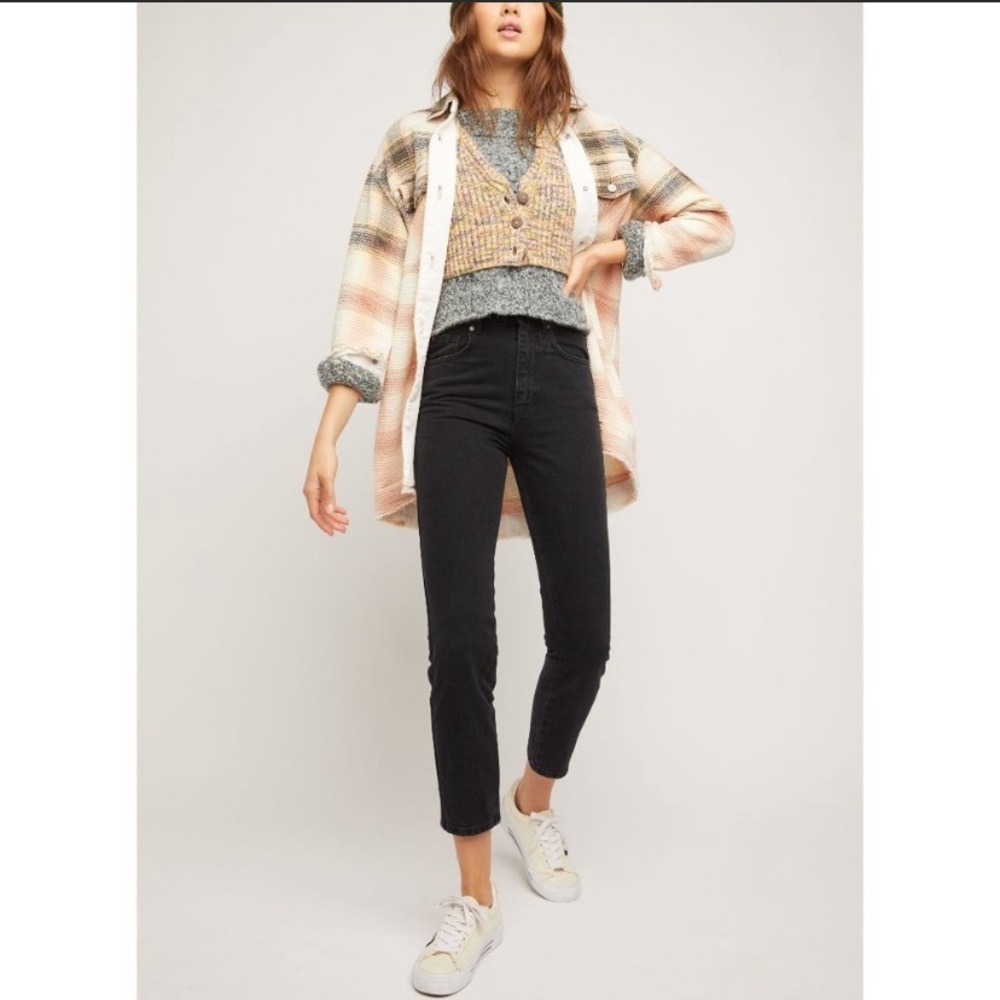 NWT Free People Stovepipe black jeans